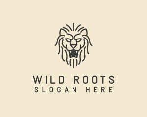 Wild Lion Safari logo design