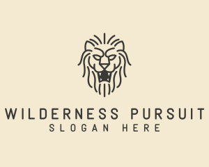 Wild Lion Safari logo design