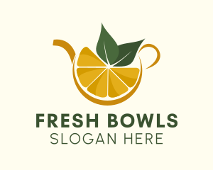 Lemon Drink Pot  logo design