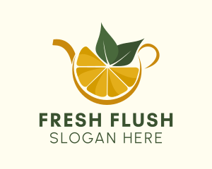 Lemon Drink Pot  logo design