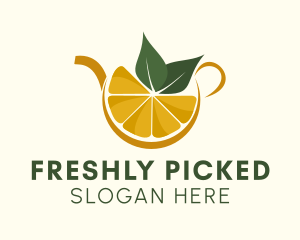 Lemon Drink Pot  logo design