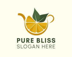 Lemon Drink Pot  logo design