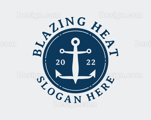 Aquatic Sailor Anchor Logo