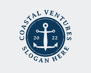 Aquatic Sailor Anchor logo design