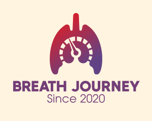 Gradient Lungs Speedometer logo
