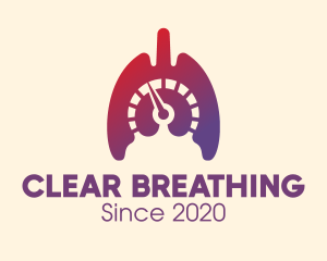 Gradient Lungs Speedometer logo
