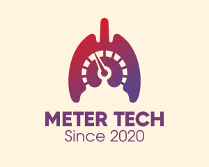 Gradient Lungs Speedometer logo