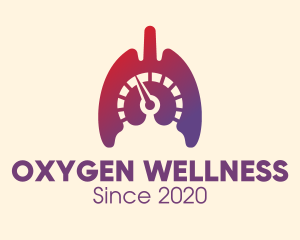 Gradient Lungs Speedometer logo
