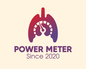 Gradient Lungs Speedometer logo