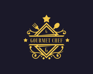 Star Gourmet Restaurant logo design