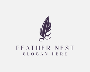 Writing Feather Author  logo