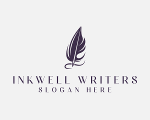 Writing Feather Author  logo