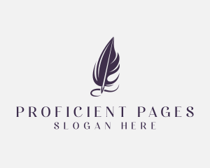 Writing Feather Author  logo