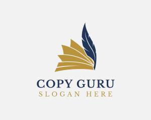 Writing Quill Book logo