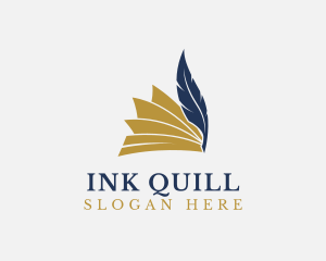 Writing Quill Book logo