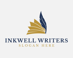 Writing Quill Book logo