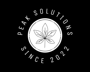 Organic Marijuana Leaf logo