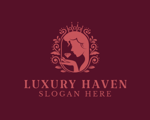 Luxury Woman Monarchy logo design