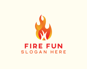 Burning Fire Camping logo