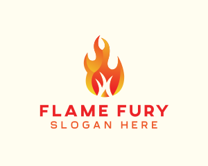 Burning Fire Camping logo