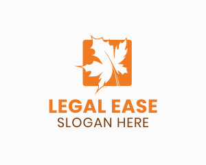 Orange Maple Leaf logo