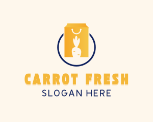 Carrot Grocery Shopping logo design