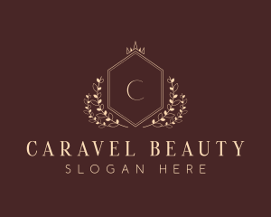 Elegant Hexagon Shield logo design