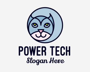 Round Pet Cat logo