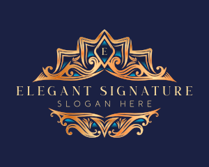 Elegant Royal Crown logo design