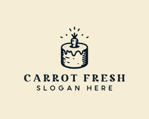 Dessert Carrot Cake logo design