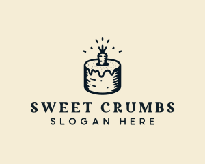 Dessert Carrot Cake logo design