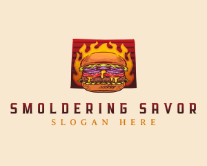 Bison Burger Wyoming  logo