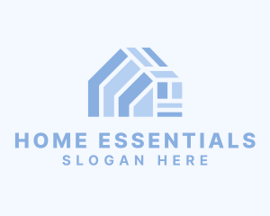 Blue Home Property logo design