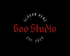 Gothic Masculine Studio logo design