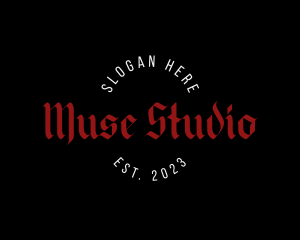 Gothic Masculine Studio logo design