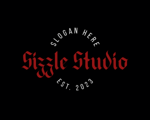 Gothic Masculine Studio logo design