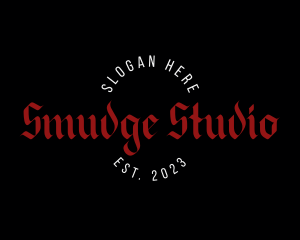 Gothic Masculine Studio logo design