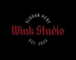 Gothic Masculine Studio logo design