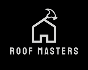 Hammer House Roof logo design