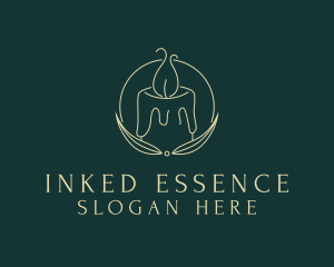 Candlelight Wellness Spa logo design