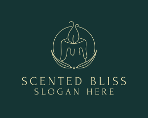 Candlelight Wellness Spa logo design