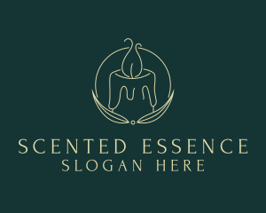 Candlelight Wellness Spa logo design