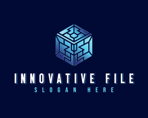 Modern Cube Technology logo design