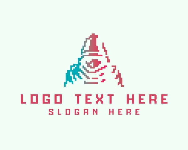 Pixel logo example 1