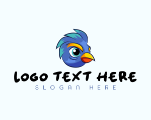 Blue Bird Cartoon logo