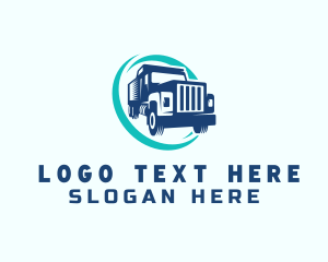 Farm Truck Vehicle Logo