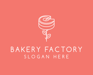 Rose Cake Bakery logo design