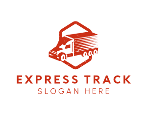 Fast Freight Truck logo design