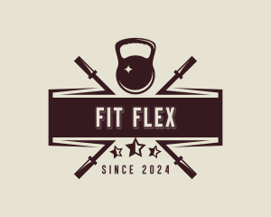 Workout Kettlebell Weightlifting logo