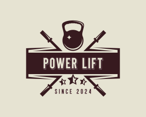 Workout Kettlebell Weightlifting logo